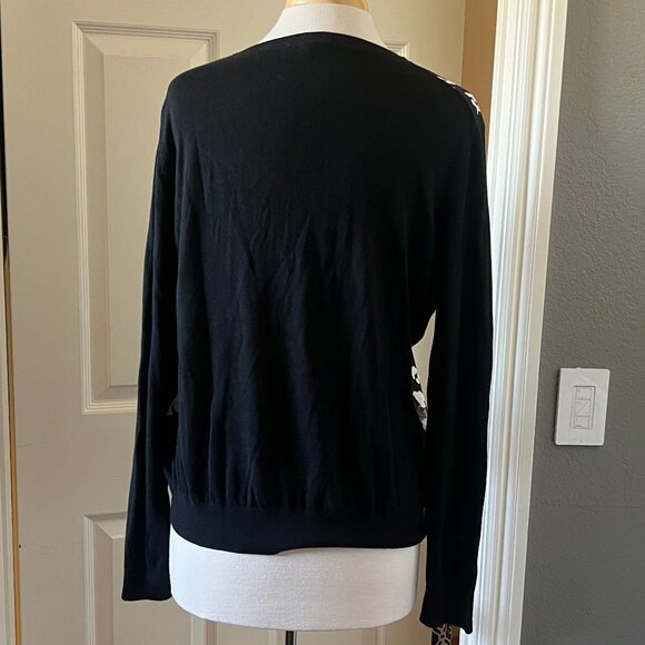 TED BAKER Chalia Printed Sweater Size 4 (US 8/10) - Picture 3 of 5